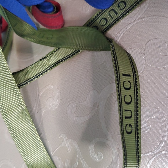 Louis Vuitton Orange Shopping Bags with Blue Handles I Have 2.10×8  1 7×8 2.9×7 - Picture 7 of 7